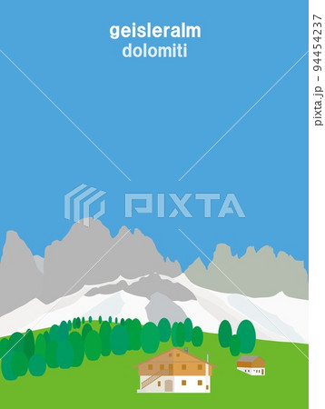 ガイスラ―アルム geisleralm ドロミーティ dolomiti イタリア italia ガイスラ―アルム geisleralm ドロミーティ dolomiti イタリア italia 94454237