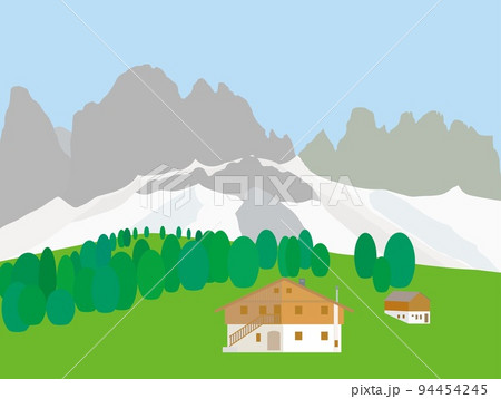 ガイスラ―アルム　geisleralm　ドロミーティ　dolomiti　イタリア　italia 94454245