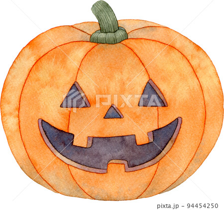 【ハロウィン】ジャックオランタンの水彩イラスト 【ハロウィン】ジャックオランタンの水彩イラスト 94454250