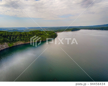 beautiful scenic views at lake jocassee south carolina 94456434
