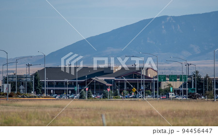 Bozeman montana airport and rocky mountains 94456447