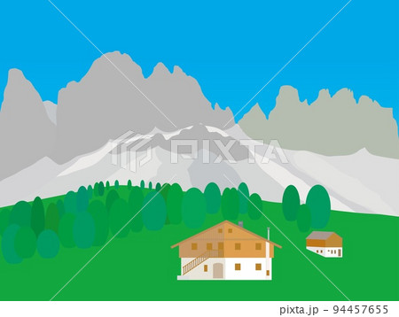 ガイスラ―アルム geisleralm ドロミーティ dolomiti イタリア italia 夏 ガイスラ―アルム geisleralm ドロミーティ dolomiti イタリア italia 夏 94457655