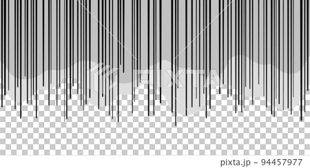 可作為沉悶、令人失望、失望場景背景的插畫素材（效果線、速度線、漫畫背景） 94457977