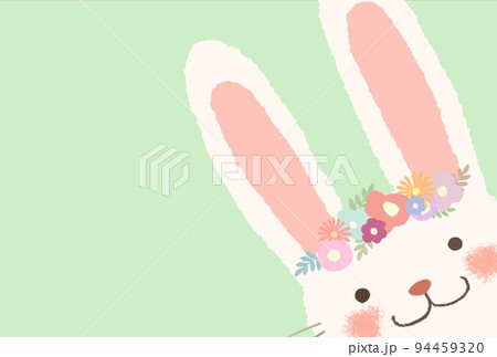 かわいいうさぎの年賀状 かわいいうさぎの年賀状 94459320