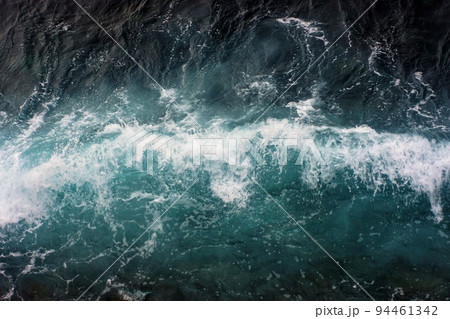 海　波　気象　素材　背景　壁紙　装飾　バックグラウンド 94461342