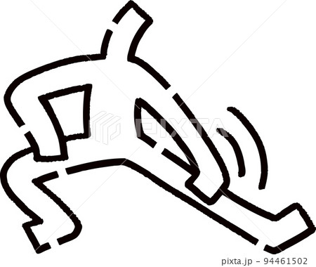 体操をする棒人間 94461502