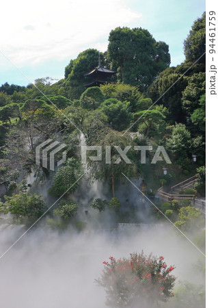 Aromatic Tokyo Sea of Clouds at the traditional Japanese gardens of the Chinzanso Luxury Hotel in Tokyo Japan 94461759