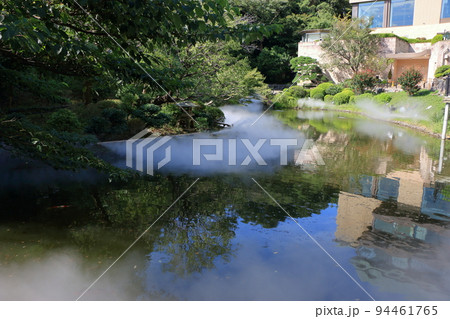 Aromatic Tokyo Sea of Clouds at the traditional Japanese gardens of the Chinzanso Luxury Hotel in Tokyo Japan 94461765