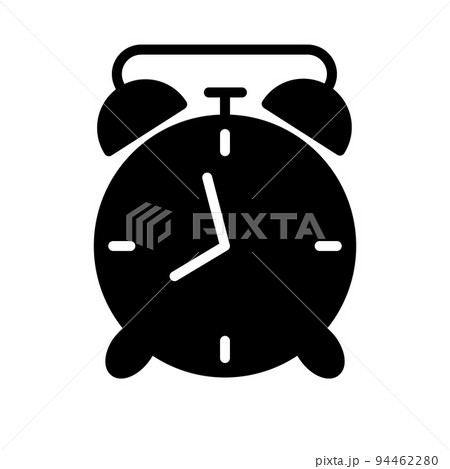 Illustration Vector graphic of alarm clock icon Illustration Vector graphic of alarm clock icon 94462280