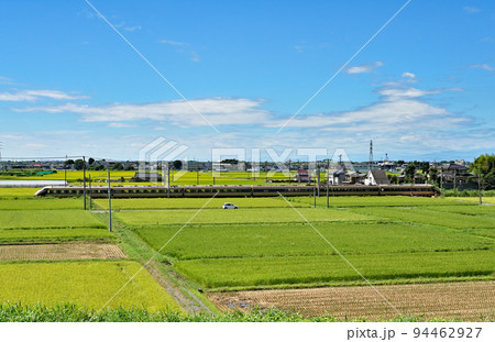 鉄道 東武日光線　特急きぬ118号　100系　柳生～新古河 間 94462927