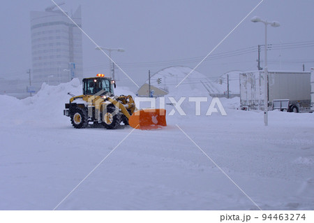 冬の北海道稚内市の風景 94463274