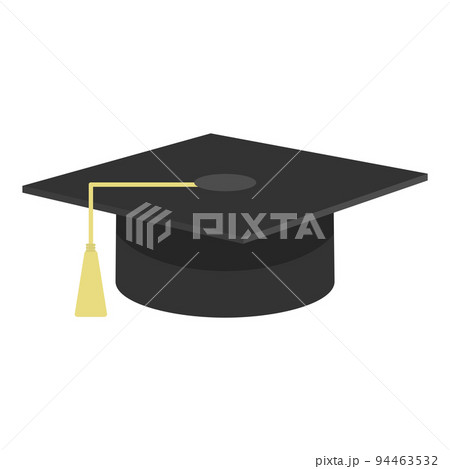 Graduation cap in flat style 94463532