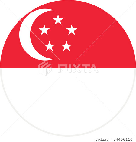 世界の国旗、シンガポール 94466110