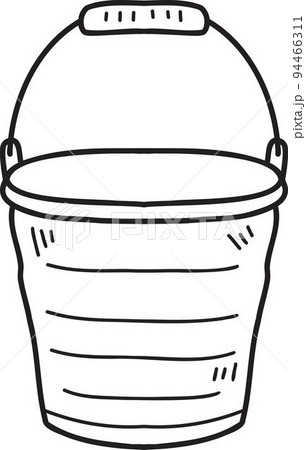 Hand Drawn water bucket illustration Hand Drawn water bucket illustration 94466311