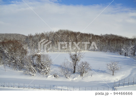 2021年 冬の北海道、名寄美深道路からの風景 2021年 冬の北海道、名寄美深道路からの風景 94466666