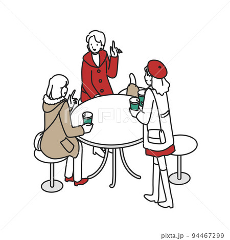 クリスマスの女の子たち 94467299