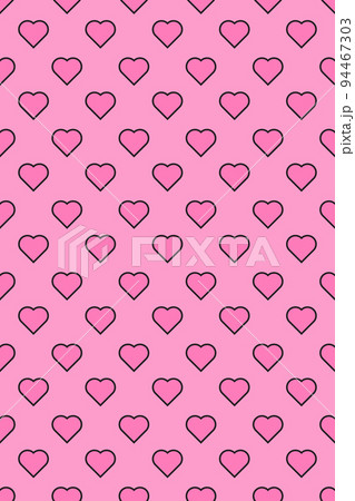 Pattern seamless heart abstract background. Repeated hearts. Cute seamless pattern. Endless romantic print. Vector illustration Pattern seamless heart abstract background. Repeated hearts. Cute seamless pattern. Endless romantic print. Vector illustration 94467303