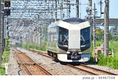 鉄道 東武日光線　特急リバティきぬ122号　 柳生～新古河 間 94467508