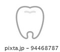 健康な白い歯のイラスト 94468787