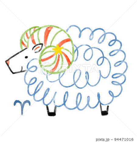 牡羊座のイラスト 牡羊座のイラスト 94471016