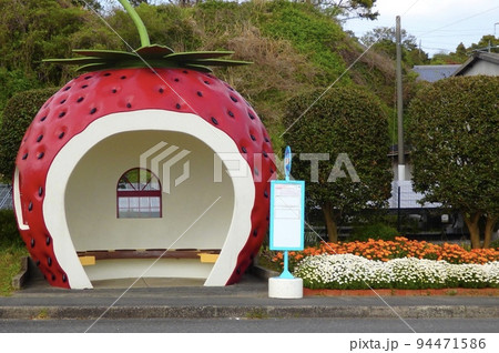 長崎県のいちごのフルーツバス停 94471586