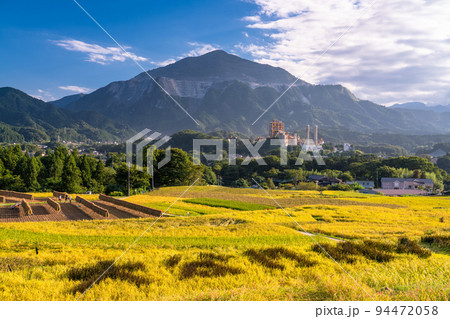 《埼玉県》寺坂棚田と武甲山・秋の秩父 94472058