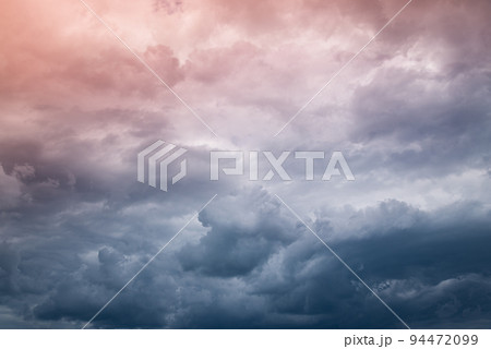 storm and rain clouds, bad weather 94472099