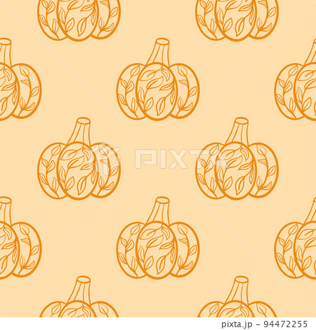 Warm autumn background with pumpkins 94472255