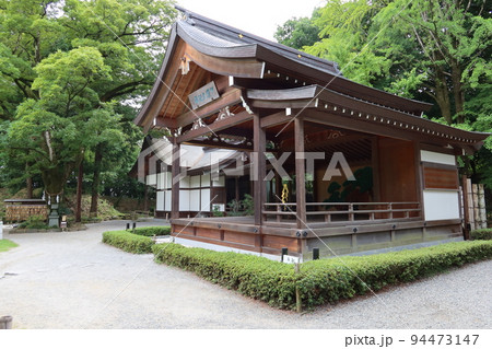 日本の神社 : 山梨県甲府市の武田神社境内にある甲陽武能殿 94473147