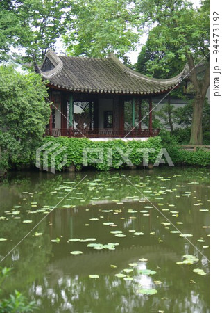 中国 蘇州の古典庭園 蘇州古典園林 「拙政園」世界遺産の中国式庭園 中国 蘇州の古典庭園 蘇州古典園林 「拙政園」世界遺産の中国式庭園 94473192