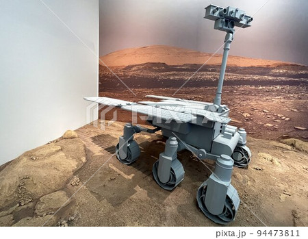 mars rover on display at the space expo in 94473811