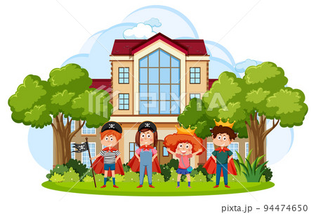 Happy children cartoon character Happy children cartoon character 94474650
