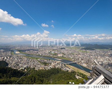 岐阜城　天守閣からの景色　2022 94475377