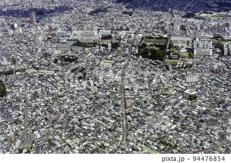 東京都世田谷区下馬付近を空撮 東京都世田谷区下馬付近を空撮 94476854