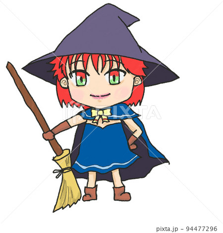 箒を持った魔女 94477296