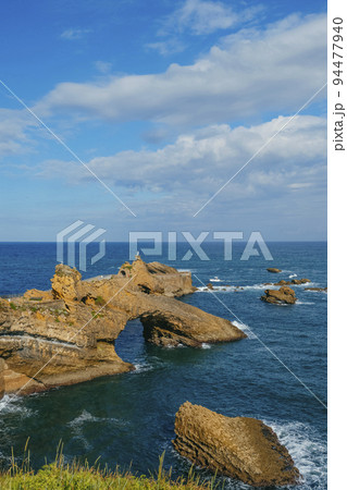 Rocher de la Vierge, in Biarritz, from afar 94477940