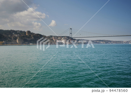 Turkish Istanbul landscape view from sea 94478560