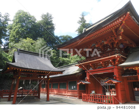 一之宮貫前神社（富岡市）　手水舎・楼門 94481008