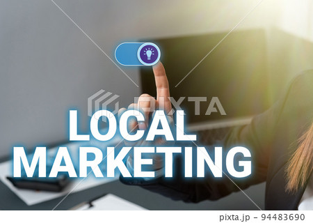 Text sign showing Local MarketingA local business where a product buy and sell in area base. Internet Concept A local business where a product buy and sell in area base Text sign showing Local MarketingA local business where a product buy and sell in area base. Internet Concept A local business where a product buy and sell in area base 94483690