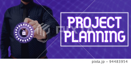 Handwriting text Project Planningschedules such as Gantt charts to plan report progress. Concept meaning schedules such as Gantt charts to plan report progress 94483954
