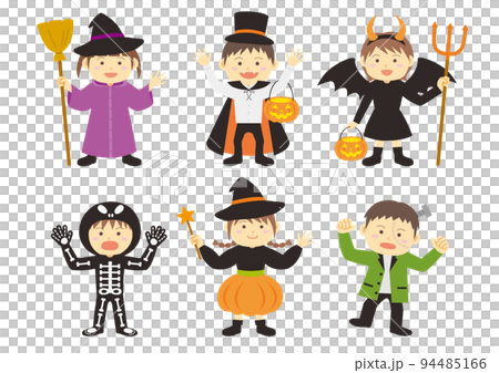 Halloween _ costume _ child _ illustration _ set 94485166
