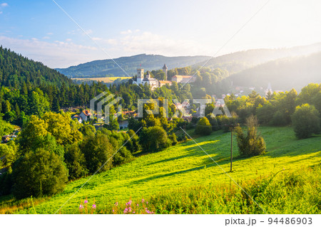 Rozmberk - romantic castle in South Bohemia Rozmberk - romantic castle in South Bohemia 94486903