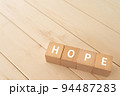 HOPEと書かれたブロック 94487283