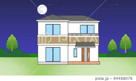 建売住宅と空の天気 建売住宅と空の天気 94488076
