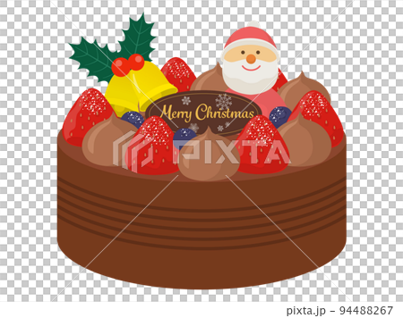 Chocolate Christmas cake Chocolate Christmas cake 94488267