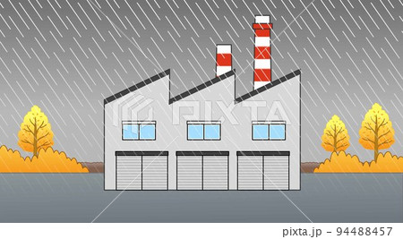 煙突のある工場 煙突のある工場 94488457