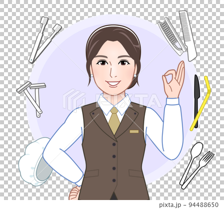 アメニティと女性 アメニティと女性 94488650