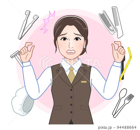 アメニティと女性 94488664