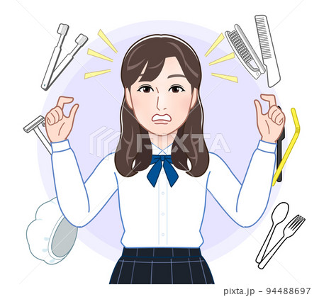 アメニティと女性 94488697