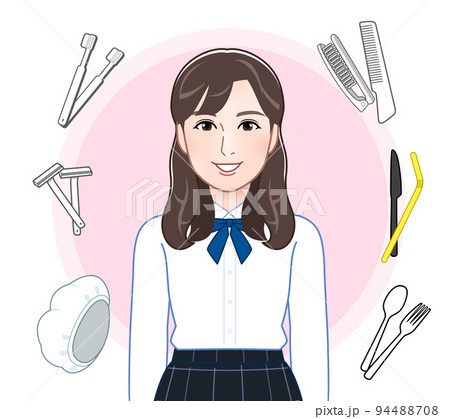 アメニティと女性 94488708